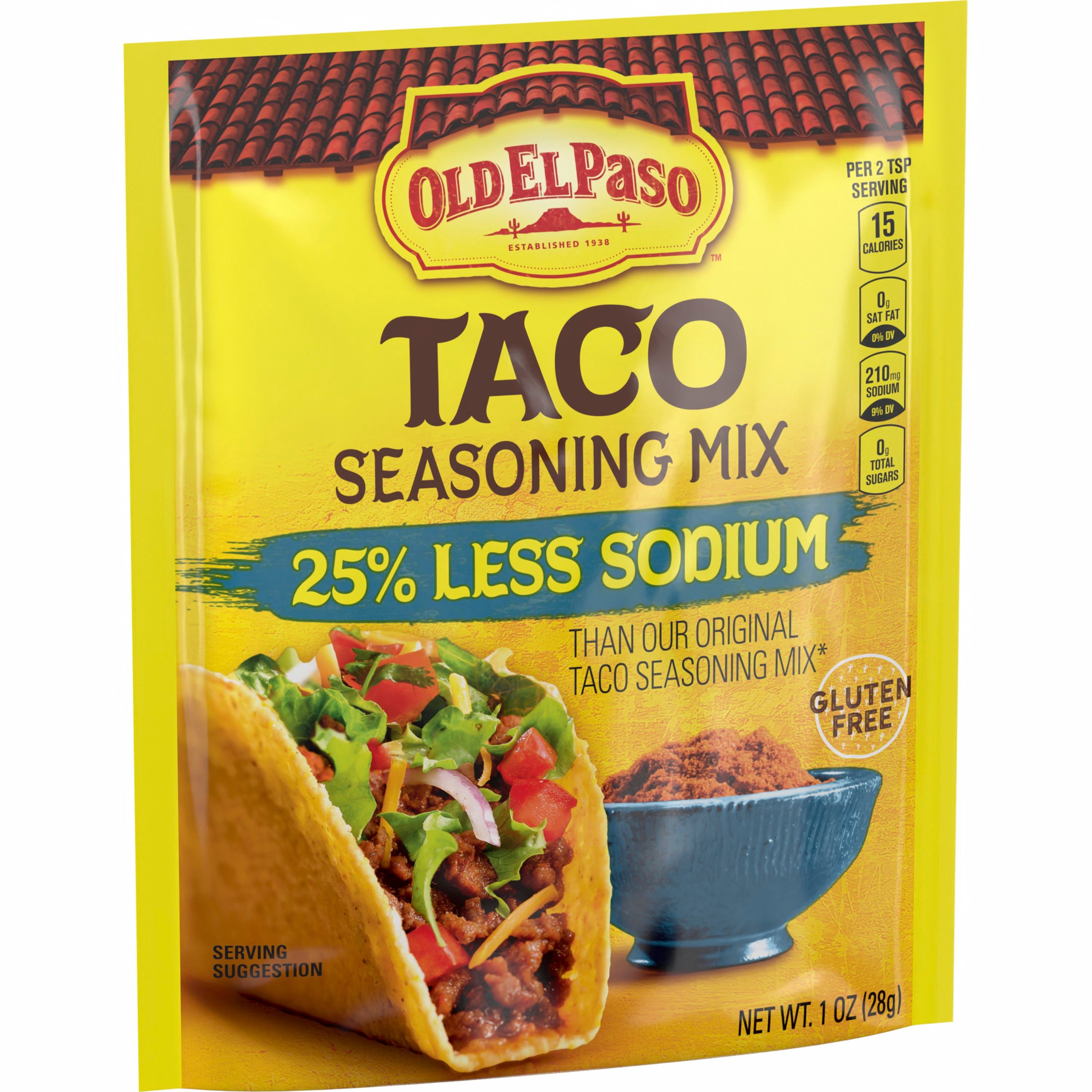 25% Less Salt & Gluten-Free Taco Seasoning